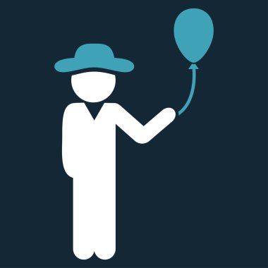 Ajan balon simgesiyle