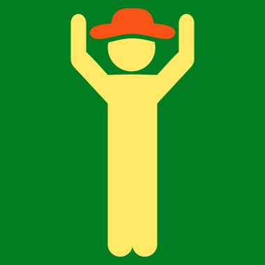 Agent Hands Up Icon