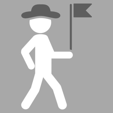 Adam bayrak Kılavuzu simgesi