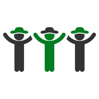 Çocuklar ellerini neşeli simgesini Kaldır