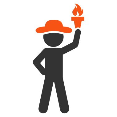 Özgürlük Meşalesi simgesi olan kullanıcı