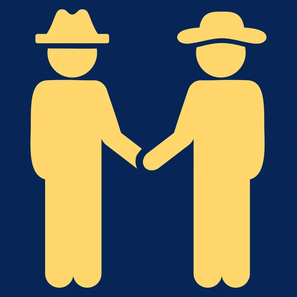 Man Handshake pictogram — Stockvector