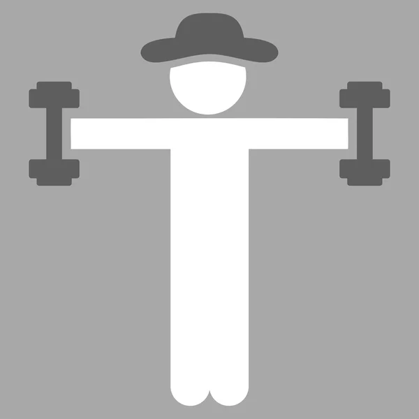 Icona di fitness figura umana — Vettoriale Stock