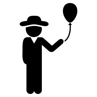 Ajan balon simgesiyle