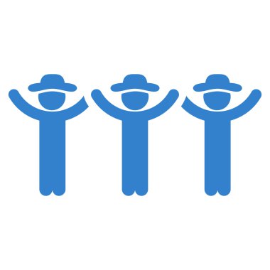 Beyler neşeli simgesini Kaldır ellerini