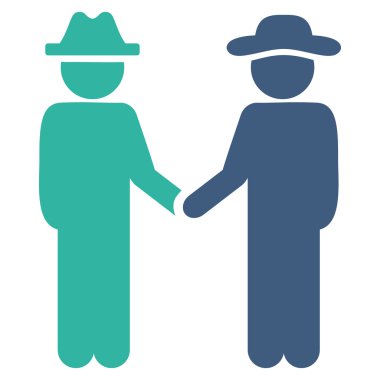 Adam el sıkışma simgesi