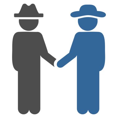 Beyefendi el sıkışma simgesi