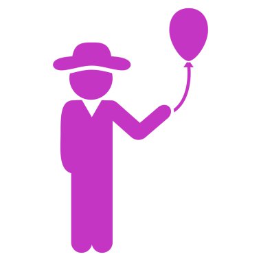 Ajan balon simgesiyle