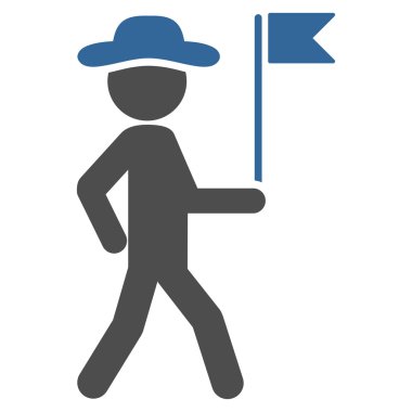 Kişi bayrak Kılavuzu simgesi