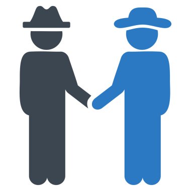 Beyefendi el sıkışma simgesi