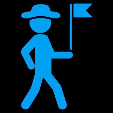 Adam bayrak Kılavuzu simgesi