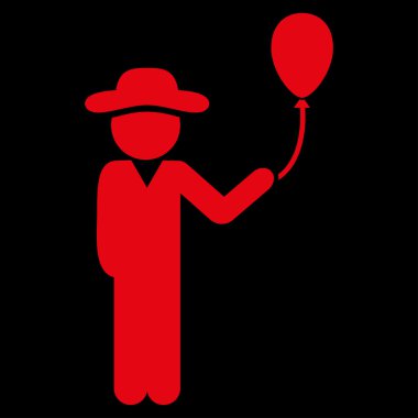Balon simgesi olan kullanıcı