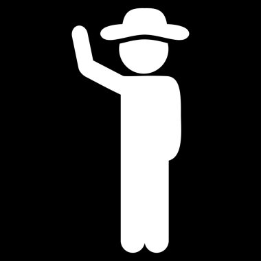 Adam otostop simgesi