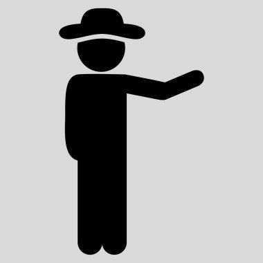 Adam göstermek kutsal kişilerin resmi