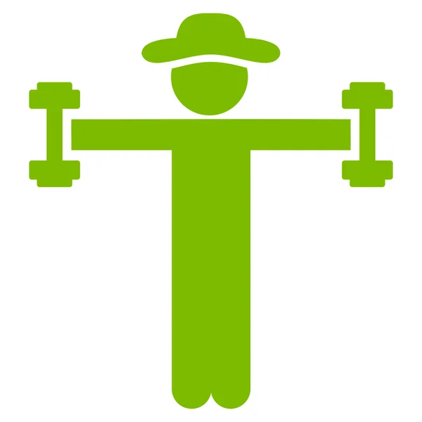 Мужская икона фитнеса — стоковый вектор