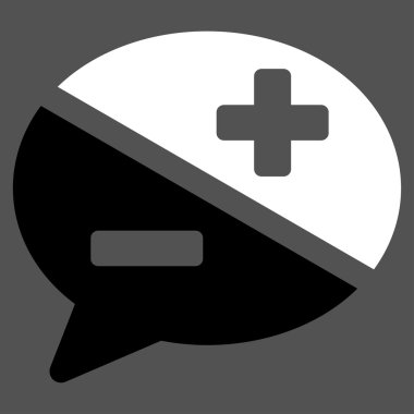 Bağımsız değişkenler düz simgesi