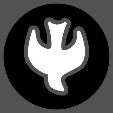 Düşen ruh düz simgesi