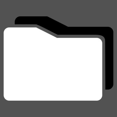 klasörleri düz simgesi