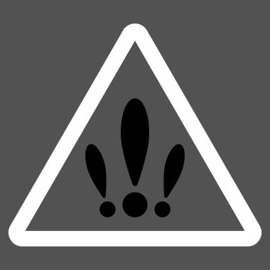 Birden çok sorunları düz simgesi