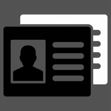 Hasta hesapları düz simgesi