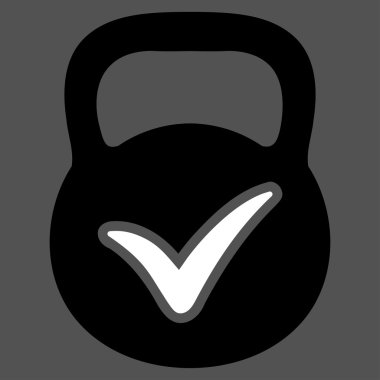 Geçerli toplu düz simgesi