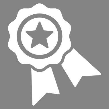 Kalite mühür düz simgesi