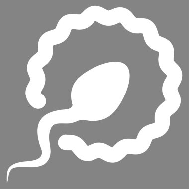Sperm penetrasyon düz simgesi