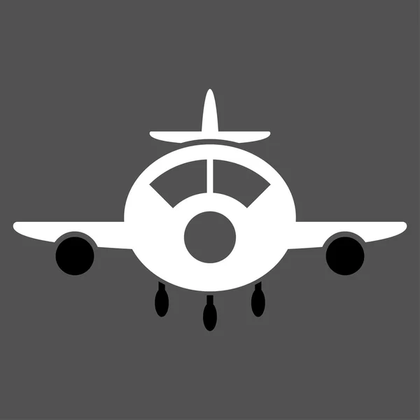 Aviones Icono plano — Vector de stock