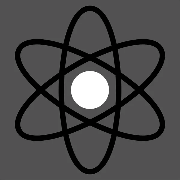 Atom flat ikonen — Stock vektor
