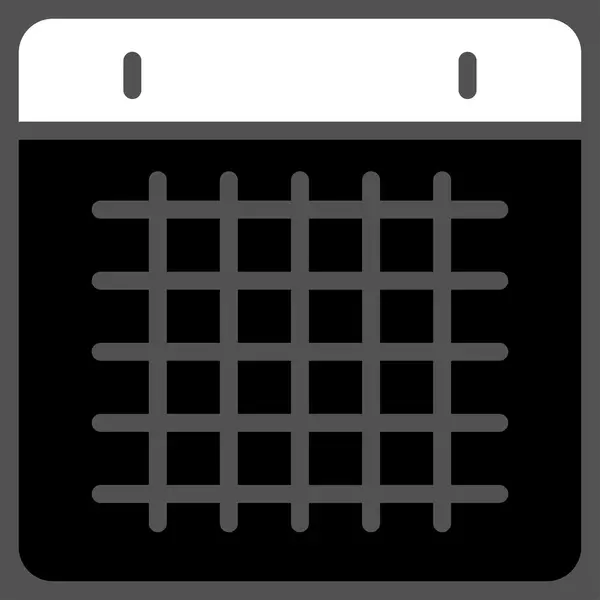 Calendrier Icône plate — Image vectorielle