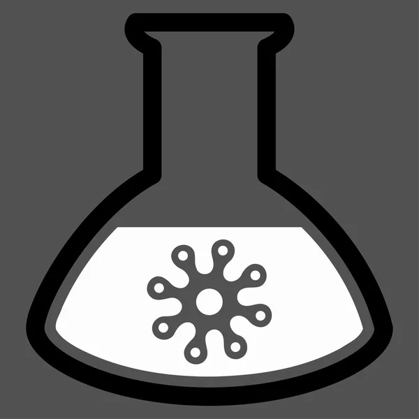 Infectie Container platte pictogram — Stockvector