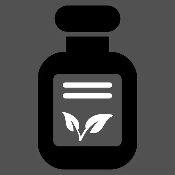 Natural Drugs Flat Icon — Stock Vector