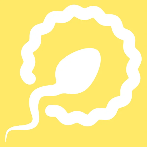 Sperm Penetración Icono plano — Archivo Imágenes Vectoriales