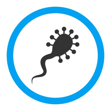 Kan emici yuvarlak vektör simgesi