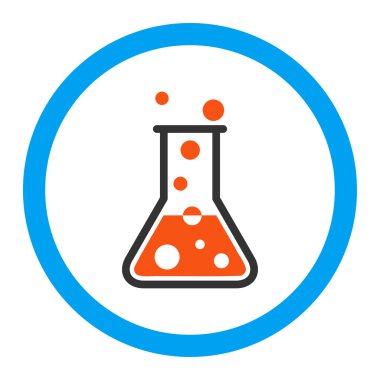 Sıvı yuvarlak vektör simge kaynar