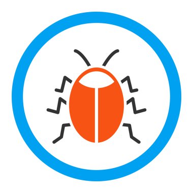 Hata yuvarlak vektör simgesi