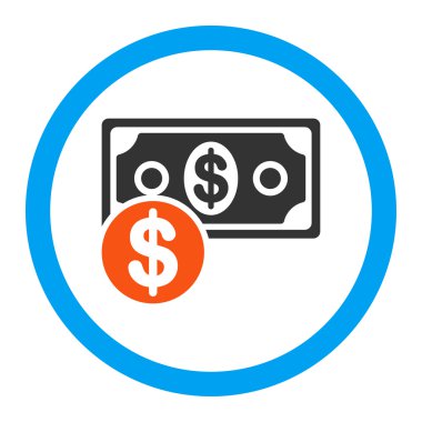 Nakit yuvarlak vektör simgesi