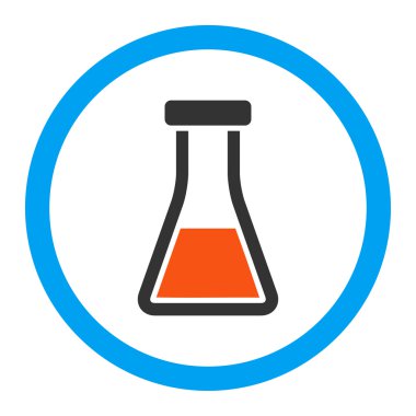 Şişesi yuvarlak vektör simgesi