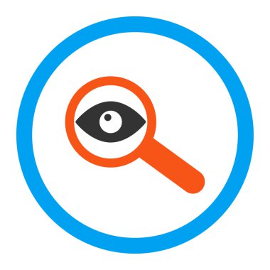 Yuvarlak vektör simge araştırmak