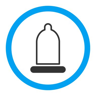 Koruyucu yuvarlak vektör simgesi