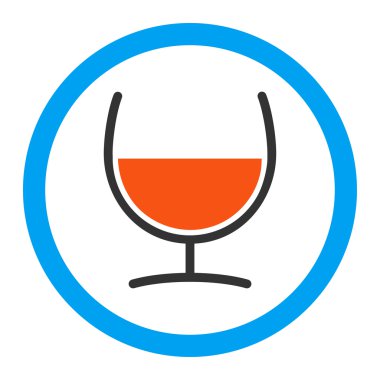 Çare cam vektör simge yuvarlak