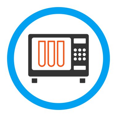 Sterilizatör yuvarlak vektör simgesi