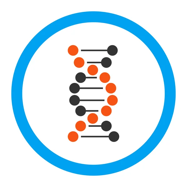 Dna 丸みを帯びたベクトル アイコン — ストックベクタ