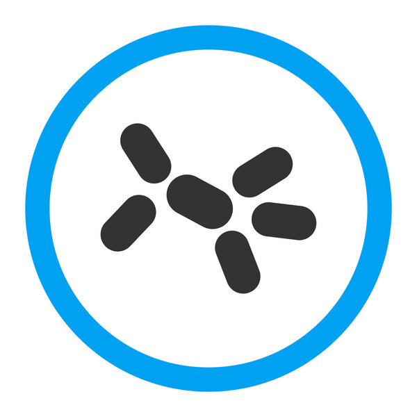 Круглая векторная икона дрожжей
