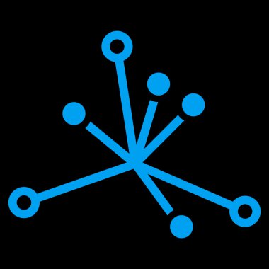 Dünya Boom düz simgesi