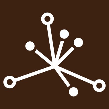 Dünya Boom düz simgesi