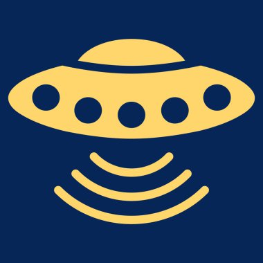 UFO düz simgesi