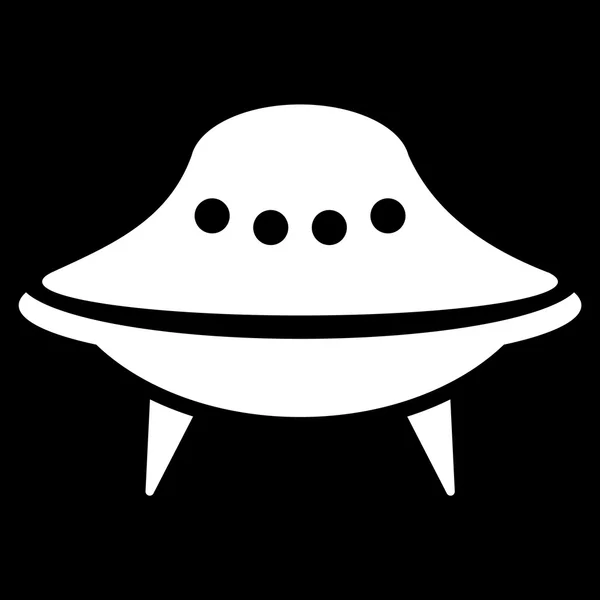 Икона "Инопланетный космический корабль" — стоковое фото