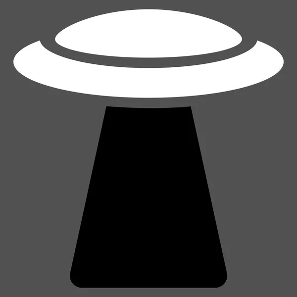 UFO-Ray flache Symbol — Stockfoto