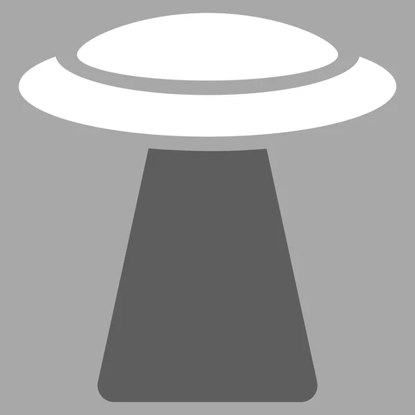 UFO-Ray flache Symbol — Stockfoto